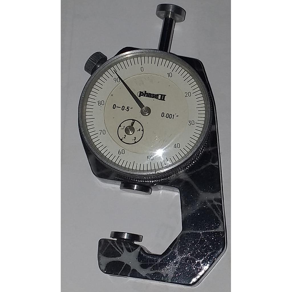 MEDIDOR DE ESPESORES DE 0 - 0.5" X 0.001"
