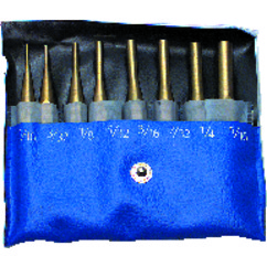 SET PONCHADORES DE BRONCE 1/16" - 5/16" 8 PZS