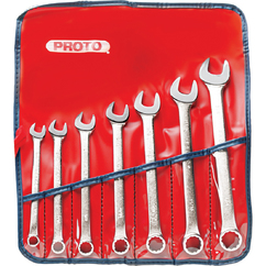 SET DE LLAVES COLA CORONA COMBINADA 3/8" - 3/4" DE 12PTS 7 PZS