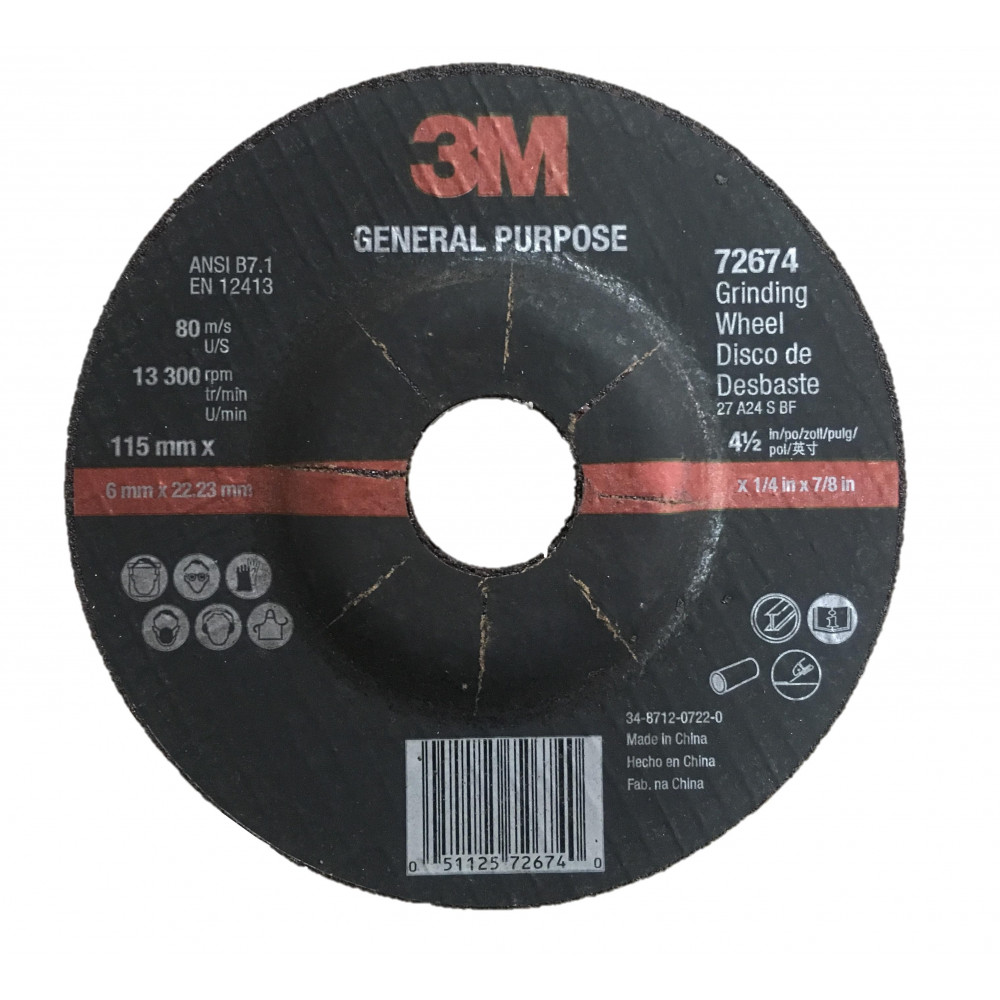 DISCO P/CORTAR METAL 7" X 1/8'' X 7/8''