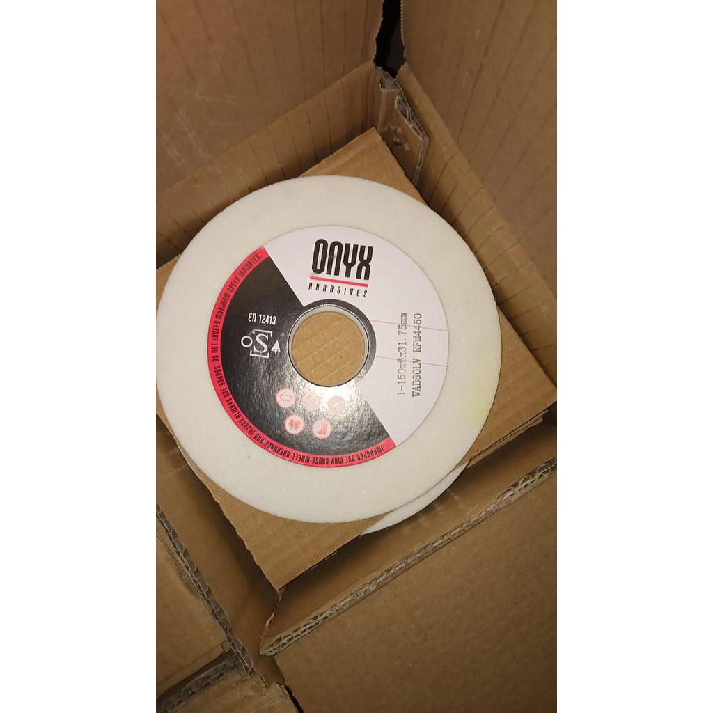 RUEDA BLANCA 6" X 1/4" X 1-1/4" G80