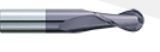 FRESA BOLA TUNGSTENO 5/64" X 1/8" X 1-1/2" 2F