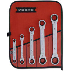 SET DE LLAVES COLA CORONA ACODADA C/RATCH 1/4" - 3/4"