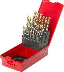 SET DE BROCAS HSS REV. TITANIO 1/16" - 1/2" (15 PZAS) A095