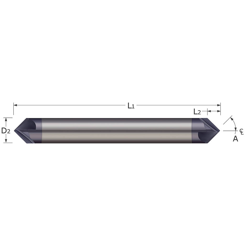 AVELLANADOR TUNGSTENO 5/16" DOBLE CORTE 60° 6F