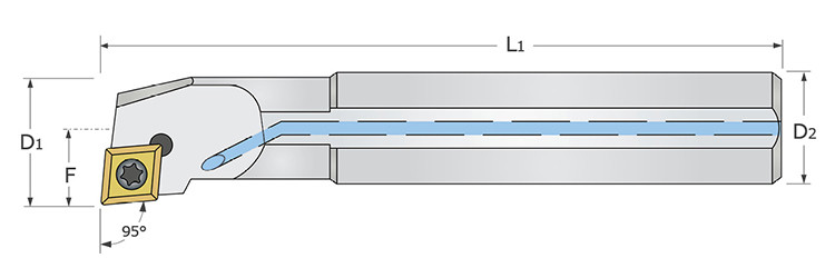BARRA P/TORNEADO 1/2" A08K SCLCR 2