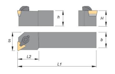 PORTA INSERTO P/TORNEADO CTFP R 1212 F11