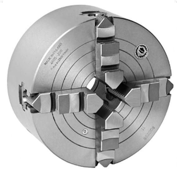 CHUCK UNIVERSAL DE 20" 4 MORDAZAS RESPALDO PLANO SEMI ACERO
