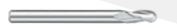 FRESA BOLA TUNGSTENO 1/4" X 1/4" X 4" 3F XL