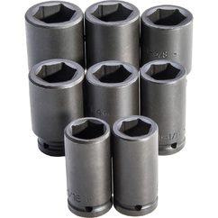 SET COPA DE IMPACTO 1" - 1-1/2" RAIZ 3/4" XL 6 PTS 8 PIEZAS