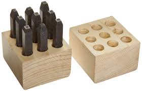 SET NUMEROS 1/16" 9 PIEZAS