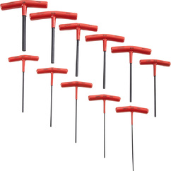 SET DE LLAVES ALLEN TIPO T 5/64" - 3/8" 11 PIEZAS