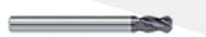 FRESA PLANA TUNGSTENO TORICA 5/8" X 2" X 6" 4F XL RADIO 0.030"