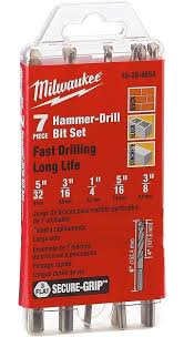 SET BROCA P/CONCRETO 5/32" - 3/8" RAIZ 1/2"