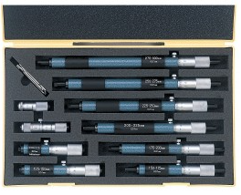 SET DE MICROMETRO P/INTERIOR TUBULAR 50-300MM (10PZAS)