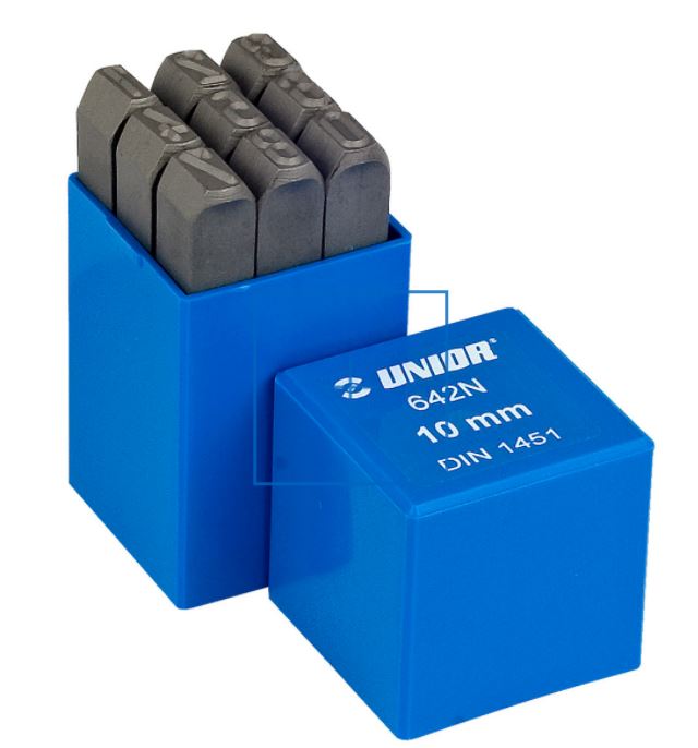 SET DE NUMEROS 0 - 8 10.00MM 9PZAS
