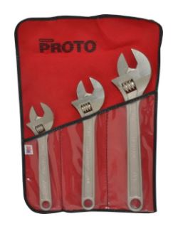 SET DE LLAVE AJUSTABLE 8" - 12" 3 PIEZAS