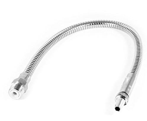 MANGUERA METAL FLEXIBLE 1/2" X 60CM ROSCA MACHO
