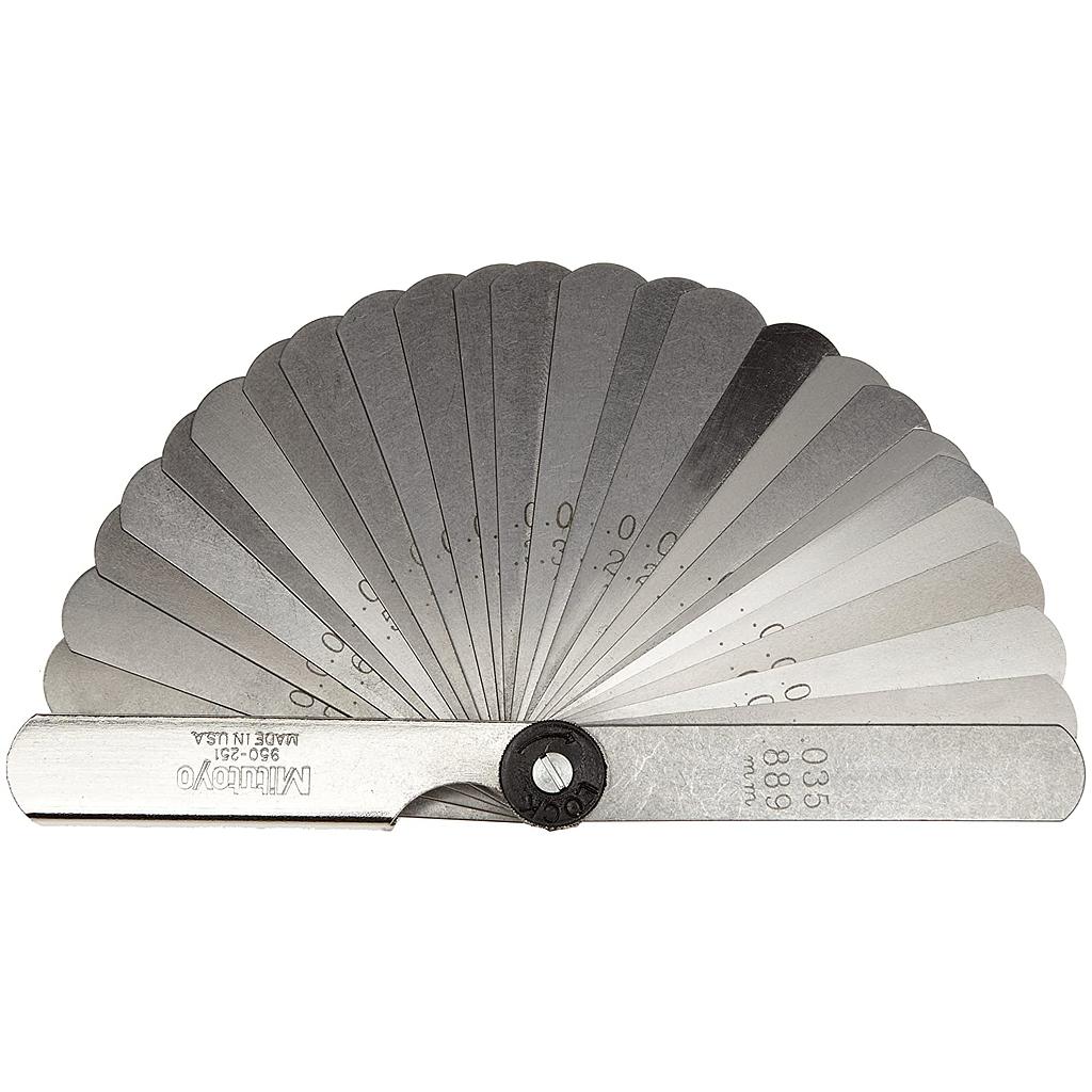 ***DESCONTINUADO***CALIBRADOR DE HOJAS DE 0.0015" - 0.200" X 3"