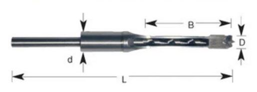 FRESA P/ RANURADO EN V 60° 1/2" X 5/8" X 1/4"