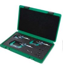 SET MICROMETRO DIGITAL P/EXTERIORES DE 0 - 4" / 0 - 100.00 EN 0.00005" / 0.001MM CON SALIDA DE DATOS