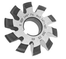 FRESA DIAMETRAL PITCH 14.5 PASO 18DP NO 3 HSS M2