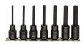 SET COPAS ALLEN DE IMPACTO 6.00MM - 17.00MM RAIZ 1/2" 6 PIEZAS