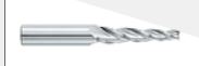 FRESA PLANA CONICA TUNGSTENO 1/4" X 1-1/2" X 1/2" X 4" 3F
