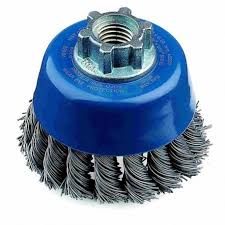 CEPILLO DE ALAMBRE T/COPA ENTORCHADO  2.3/4" X 5/8" INOX