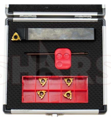 SET PORTA INSERTO P/TORNEADO EXTERIOR 3/4" 7 PIEZAS
