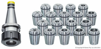 SET DE BOQUILLAS ER-32 4.00MM - 20.00MM CONO NT-40 11 PIEZAS