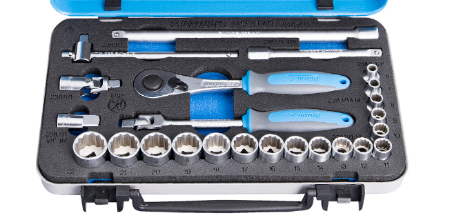 SET DE COPAS RAIZ 3/8" 6.00MM - 22.00MM 24PZAS
