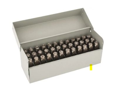 SET DE NUMEROS Y LETRAS 1/2" 36 PIEZAS