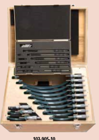 SET DE MICROMETROS P/EXTERIORES 6" - 12" EN 0.001"