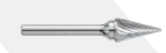 ROTAFRESA TIPO CONO 1/4" X 1/2" X 1/4" SM-1