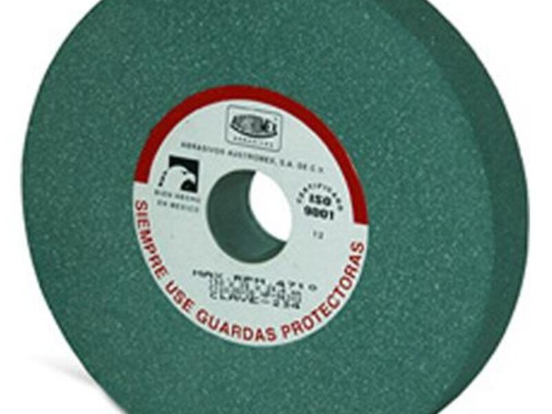 RUEDA VERDE P/RECTIFICADO HULE 6" X 1" X 1-1/4" G60